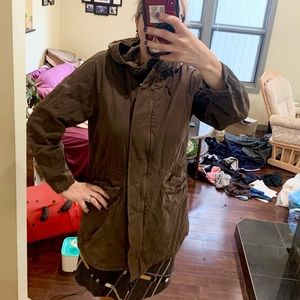 Aritzia Community hooded fall jacket. Size M